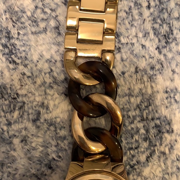 MICHAEL Michael Kors acrylic gold/tortoise watch - Picture 4 of 7